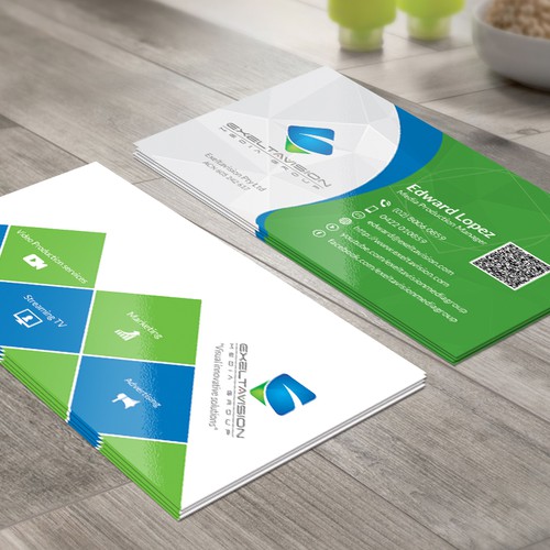 Business Card to represent THREE Service Divisions Design by Twin Ashek Masum