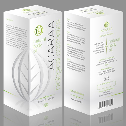 Creative Packaging Design for Natural Cosmetic Line Design by milan.kelecevic