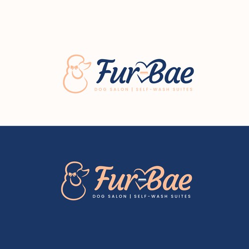 Design a logo/branding for Fur-Bae (slogan: Before Anything Else) luxury dog wellness/lifestyle biz Design by SanDzine