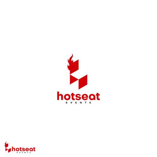 Impactful Logo For 'Hot Seat Events' – Learn from Industry Experts Through Livestreams & Events.-ontwerp door loooogii