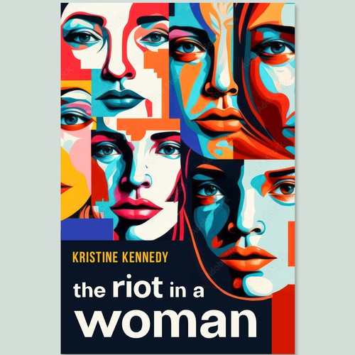 Wow factor book cover for women's contemporary fiction novel Design by Radmilica