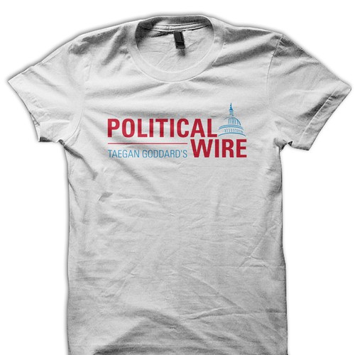 T-shirt Design for a Political News Website Diseño de gordanns