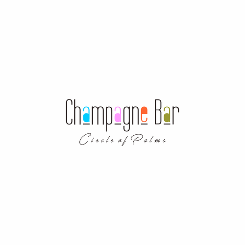 Design Luxury and modern Champagne Bar logo di PATIS