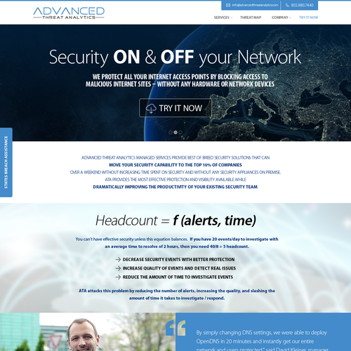 Stunning, Clutter-free, Visually Appealing Website Wanted for ATA Réalisé par assistui