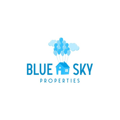 Create a Logo! Blue Sky Properties Design by Drawdesigner
