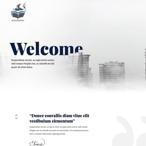 Web page design contest entry by Intricate