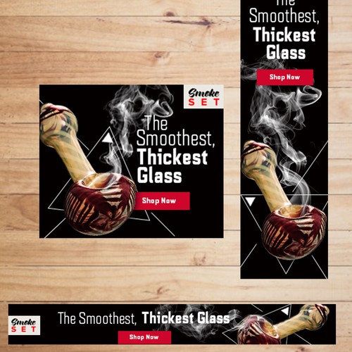 Create A Banner Ad For Smoke Set Online Smoke Shop Banner Ad