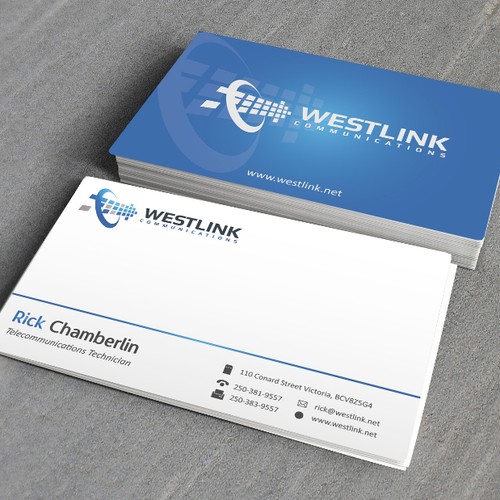 Help WestLink Communications Inc. with a new stationery Design von ikhsanxero