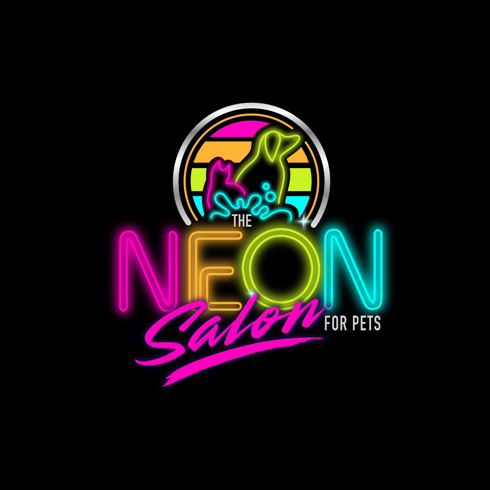 Neon Pink Logos - Free Neon Pink Logo Ideas, Design & Templates