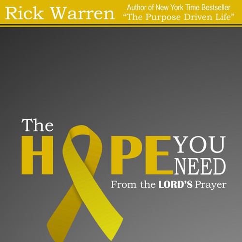 Design Rick Warren's New Book Cover Design réalisé par KHRAINE