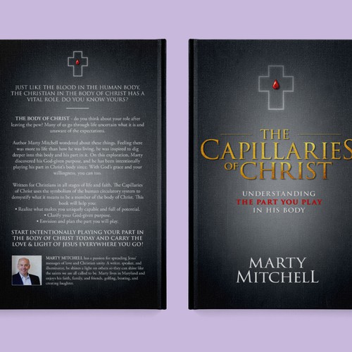 Create a Religious nonfiction book cover on the body of Christ (the Church). Design by Robi One