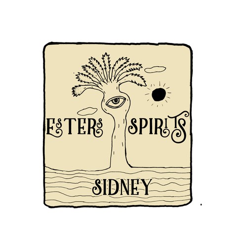 New Australian Craft Distilling Logo and Label for booze company Ester Distilling Design by Windmill Designer™