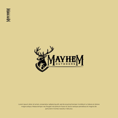 Mayhem Outdoors (outdoor brand) Design by SeniRusa