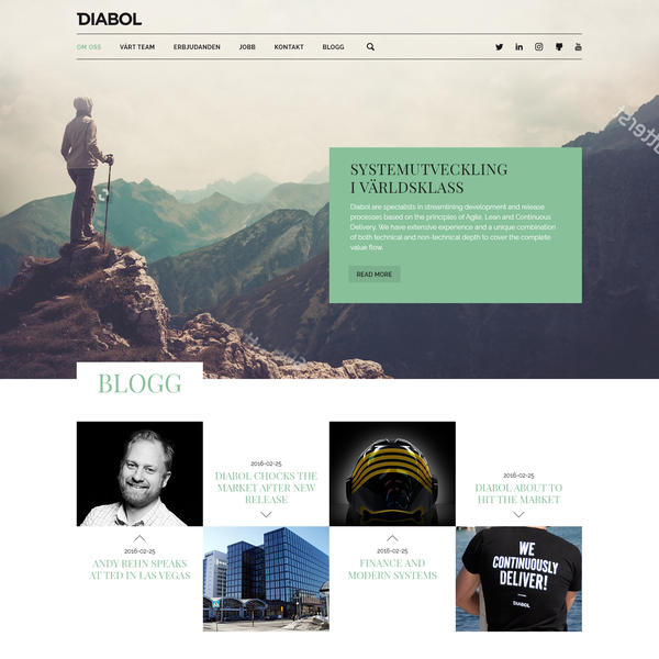 Design criado por karomatisch com o nome "Web design for IT company"