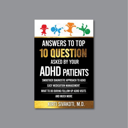 'Design a book cover for ADHD book for doctors' Design by Desry