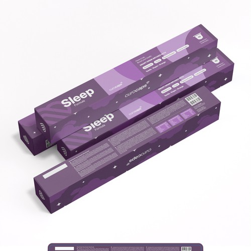 Design a new box for Curocaps! Design by CUPEDIUM