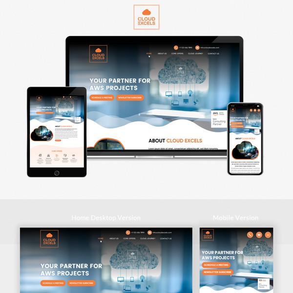 Modern Website for a Successful Cloud services company