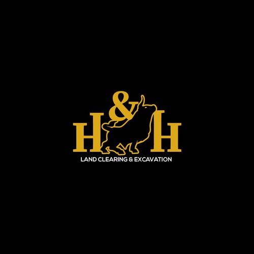 LOGO AND LETTER HEAD FOR H&H LAND CLEARING AND EXEXCAVATION-ontwerp door TT Global Studios™