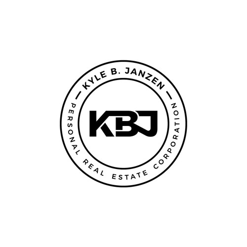 Bold 'KBJ' Logo for Real Estate Agent Design by Ars IK