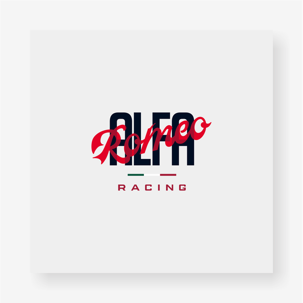 Design by oky_wawi titled "alfa romeo f1 team logo"