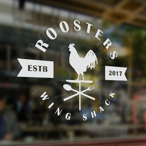 Design a logo for "Roosters Wing Shack"-ontwerp door nina15™