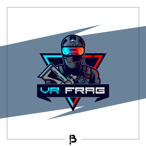 VR shooter played at large space VR arcades is looking for a logo. Réalisé par Butryk