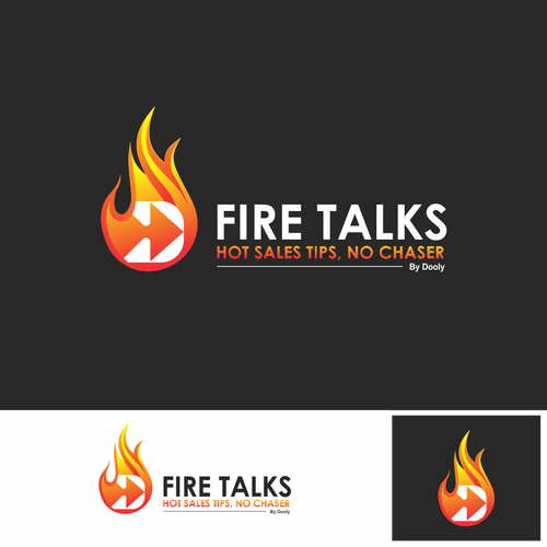 Design a new logo for our season 2 of our Fire Talks show that's strong enough to look like a tier 1 Réalisé par Visha*