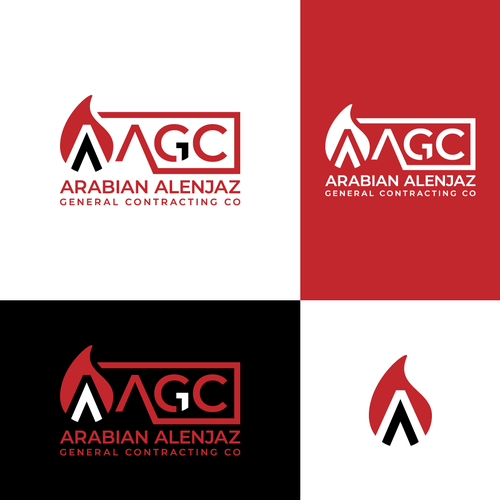 “Modern Industrial Logo for AAGC – Construction & Contracting Company” Design by CaptainZZ