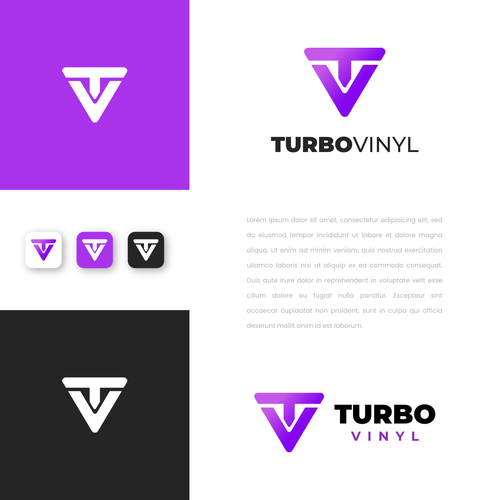 Turbo Vinyl Logo/Brand Guide Design by Fano Design