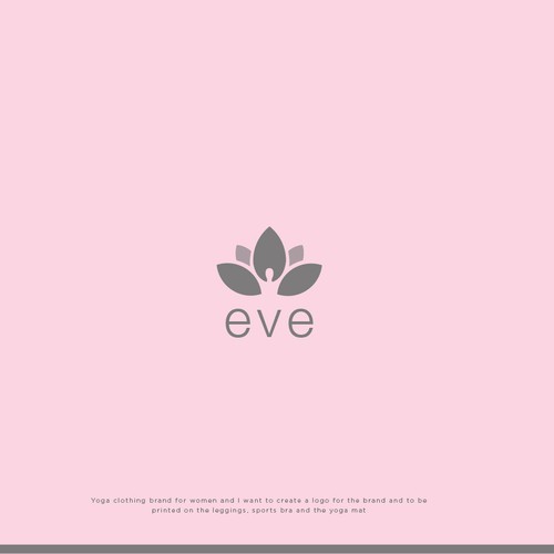 Logo design for women's yoga clothing brand