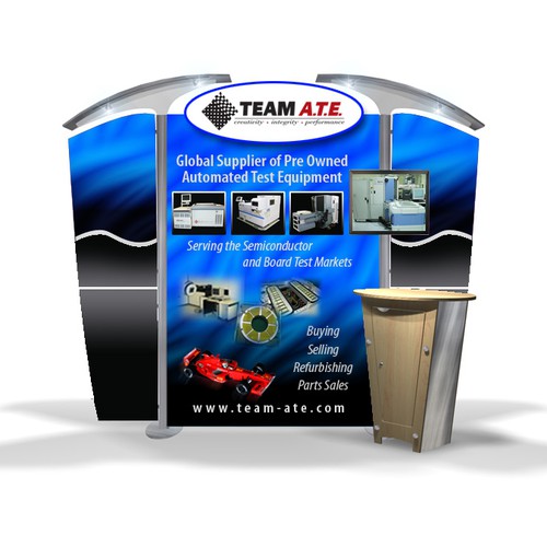 Trade Show Booth Graphics - We'll Promote Winner on our Site! Ontwerp door Spotlight IM