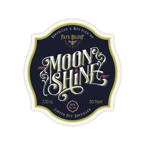 Moonshine Label needed Design by bubo_scandiacus