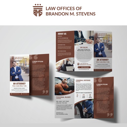 Help me grow my law firm - design my brochure Design by Tiny Tulips Canvas