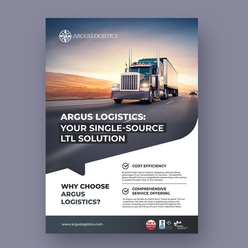 Argus LTL Program Flyer Design by maswatsik
