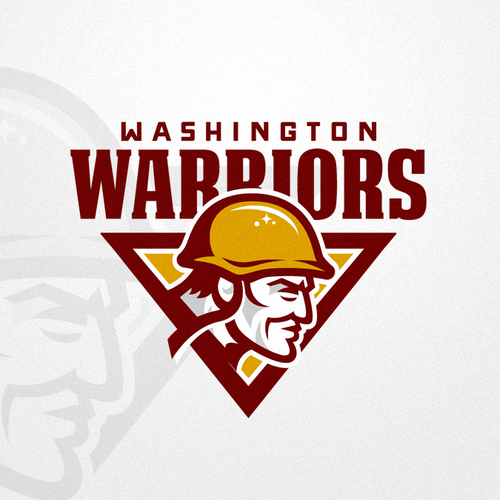 Community Contest: Rebrand the Washington Redskins  Diseño de Rom@n