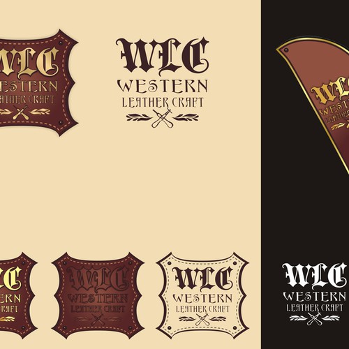 Western leather craft needs a new logo, Logo design contest