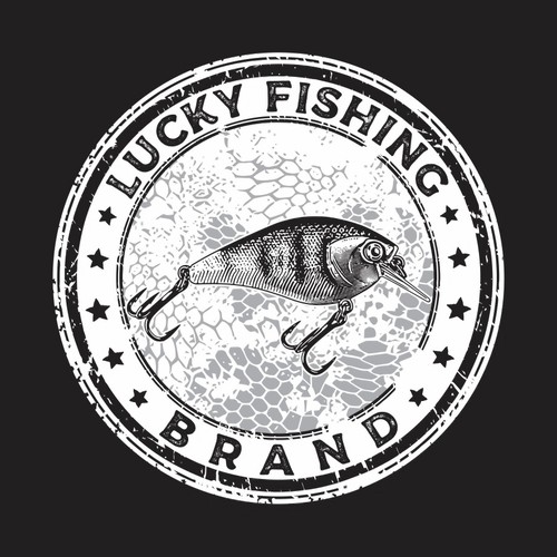 Small Mouth Bass Badge - Graphic Tee Design by malivuk