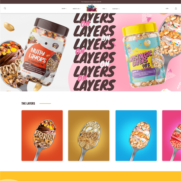 Design by Jelena Jovovic titled "Chocolate spreads"