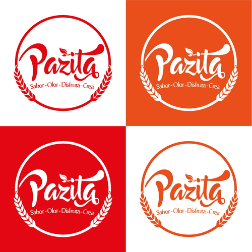 buscando un logo para Pazita, que quiere dar sabor en la cocina Design by DWOLF EG