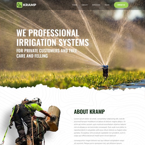 Web page design contest entry by MercClass