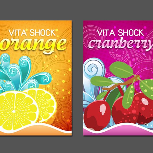 New fountain beverage product label Design by mille_design