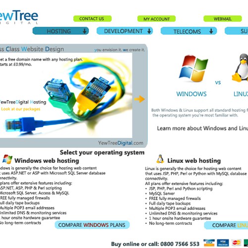 Yew Tree Digital Limited needs a new website design Design by crystyn
