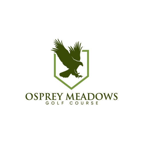 Golf Course Logo - Osprey Meadows Golf Course at Tamarack Design by IceDice™