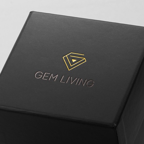 Geometrical, minimalist, modern brand design for Gem Living Design by Congrats!