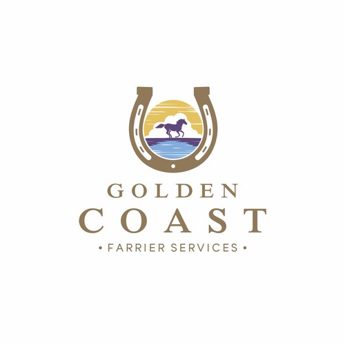 Golden Coast Farrier Services Design by tasa