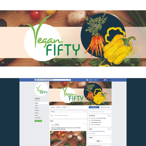 Facebook cover contest entry by Jan.