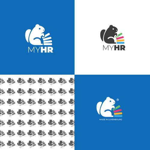 Create an awesome logo for myHR, the #1 HR Software in Luxembourg ! Design by M.I.Thomson