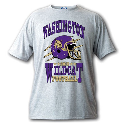 Washington Wildcat Football, 2015 | T-shirt contest