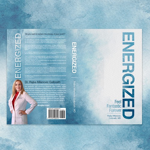 Design a New York Times Bestseller E-book and book cover for my book: Energized Design by Wizdizz