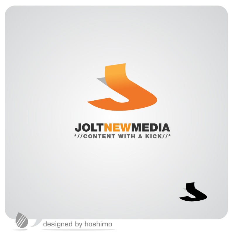 News logo with the title 'New logo needed for Jolt New Media startup company'